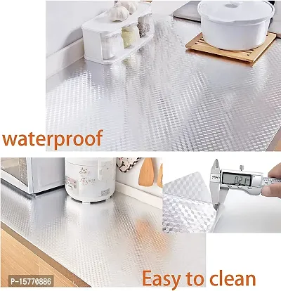 Self Adhesive Wall Stickers Oil-Proof Waterproof Peel  Stick Contact Wallpaper for Kitchen Living Room Office Table Home Decor Furniture Workshop-thumb2