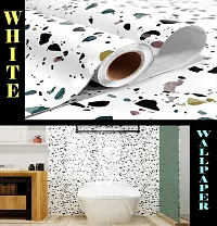 Kitchen Backsplash Wallpaper Peel and Stick Aluminum Foil Contact Paper Self Adhesive Oil-Proof Heat Resistant Wall Sticker for Countertop Drawer Liner Shelf Liner-thumb2