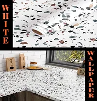 Kitchen Backsplash Wallpaper Peel and Stick Aluminum Foil Contact Paper Self Adhesive Oil-Proof Heat Resistant Wall Sticker for Countertop Drawer Liner Shelf Liner-thumb3