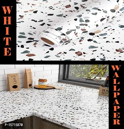 Kitchen Backsplash Wallpaper Peel and Stick Aluminum Foil Contact Paper Self Adhesive Oil-Proof Heat Resistant Wall Sticker for Countertop Drawer Liner Shelf Liner-thumb4