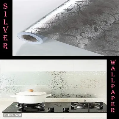 Kitchen cabinets Marble Wallpaper Oil Proof Waterproof Floor Tiles Stickers Waterproof Wall Paper for Home and Kitchen Decor POF:2-thumb3