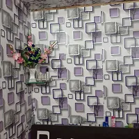 puple cube pattern wallpaper sticker for decoration 500 x 45 cm-thumb4