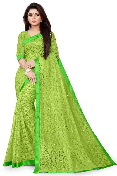 Best Selling Art Silk Saree with Blouse piece 