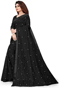 JEQUARD NET BRASSO MOTI FANCY SAREE-thumb1