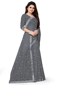 JEQUARD NET BRASSO MOTI FANCY SAREE-thumb2