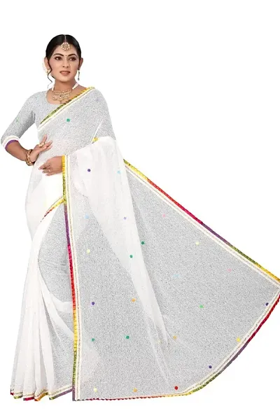 JEQUARD NET BRASSO FANCY SAREE