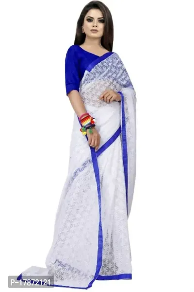 JEQUARD NET BRASSO FANCY SAREE-thumb4