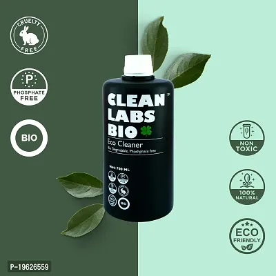 Clean Labs Bio Eco-Cleaner | 700 ml | Contains Essential Oils | 100% Biodegradable | Plant based surfactants | Natural enzymes | Phosphate  Chemical Free | Kids  Pet Safe | Skin Friendly-thumb0