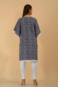 Women Fashion Designer Pure Cotton Printed Stylish Nightdress/Night Gown/Relax Wear/Night Wear Kaftan-thumb4