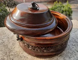 Wooden Chapati Box-thumb2