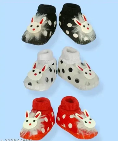 Cute Booties For Kids - Pack of 3