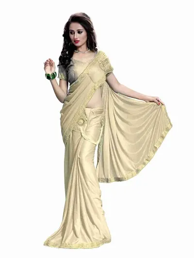 Designer One Minute Ready To Wear Poly Silk Sarees