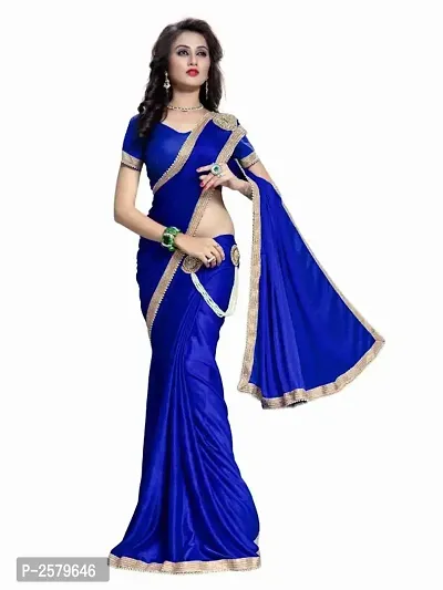 Designer Ready To Wear Embellished Saree with Blouse Piece-thumb0