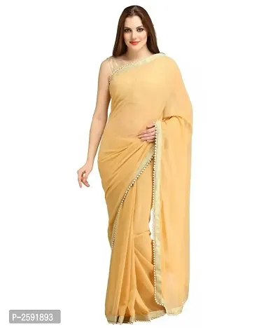 Georgette Saree With Blouse Piece