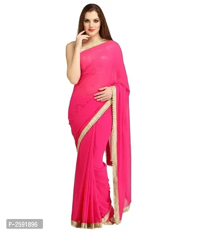 Georgette Saree With Blouse Piece