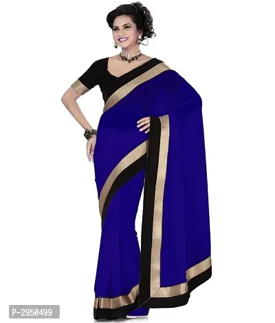 Georgette Saree With Blouse Piece