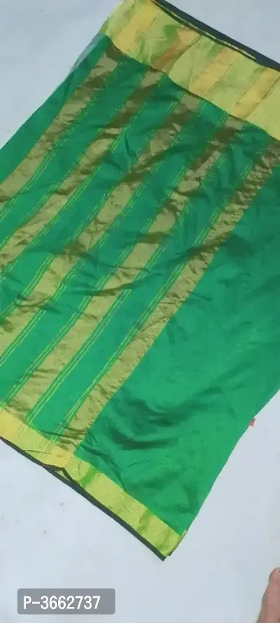 atractive Cotton Silk Saree With Blouse Piece