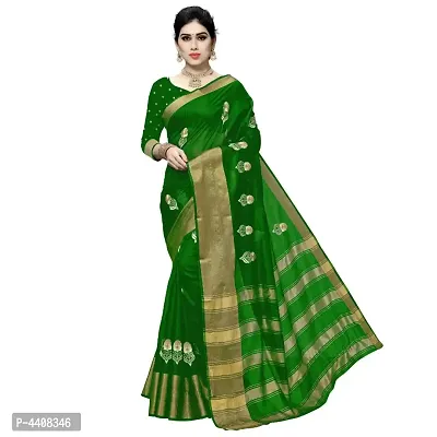 Beautiful Cotton Silk Saree with Blouse piece