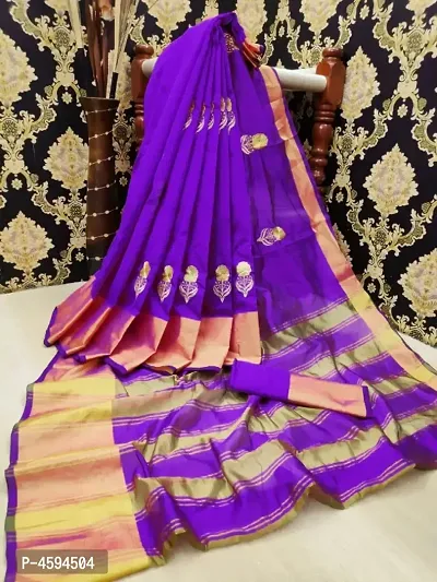 Latest Attractive Cotton Silk Saree with Blouse piece