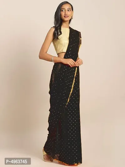 Attractive Georgette Saree with Jacquard Blouse piece