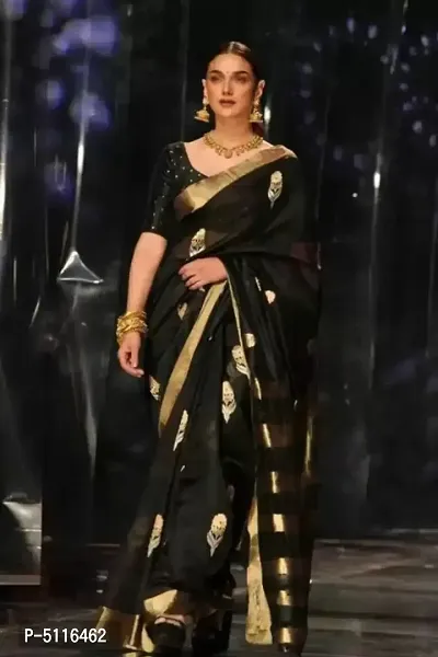 Latest Attractive Cotton Silk Saree with Blouse piece