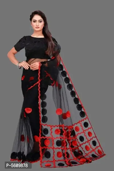 Designer Tissue Saree with Blouse piece-thumb0