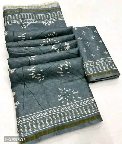 Classic Jute Silk Saree with Blouse piece