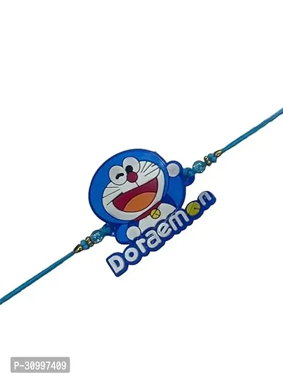 Les Bon Amis Modern Stylish Doraemon Cartoon Character Rakhi for Kids with Roli Chawal | Rakhee for Younger Brother, Bro, Child, Little One, Baby, Baby Boy, Girl - Pack of 1-thumb0