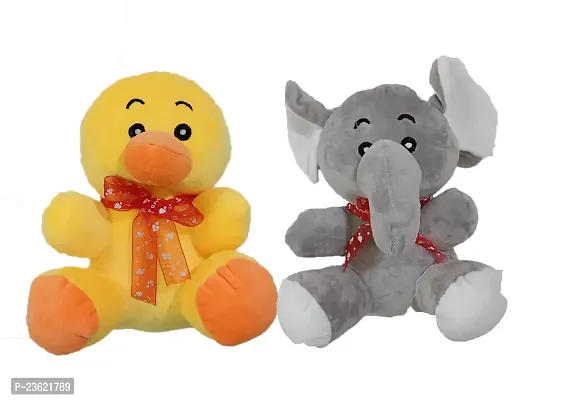 soft toy duck and elephant 25 cm emrodry