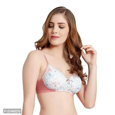 Stylish Fancy Designer Cotton Printed Non Padded Bras For Women Pack Of 1-thumb0