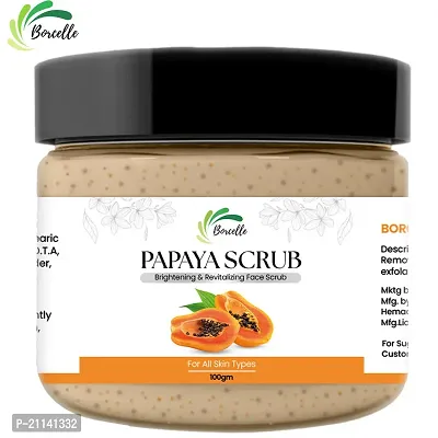 Borcelle Herbals Papaya Face Scrub For Men and Women