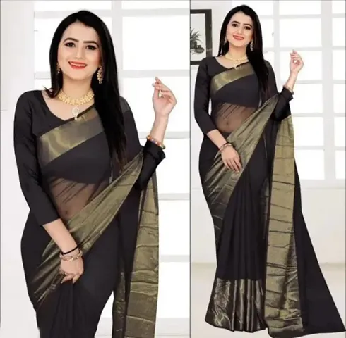 Chiffon Saree with Blouse piece