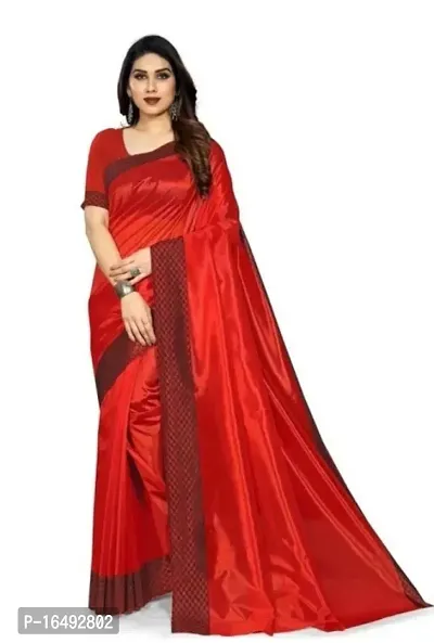 Beautiful Art Silk Saree without Blouse piece-thumb0