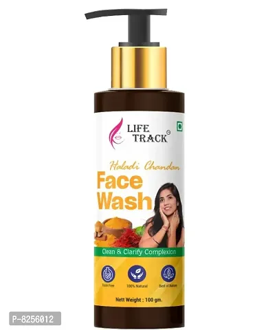 Lifetrack Haldi Chandan Face Wash - Face Wash For Women  Men - Natural Beauty Products - Natural Extract Of Chandan And Turmeric-thumb3