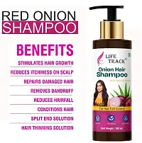 Lifetrack Onion Hair Oil And Shampo For Hair Fall Control Combo Pack 200ml 100% Natural-thumb1