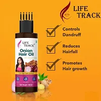 Lifetrack Onion Hair Oil And Shampo For Hair Fall Control Combo Pack 200ml 100% Natural-thumb2