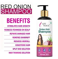 Lifetrack Onion Hair Oil And Shampo For Hair Fall Control Combo Pack 400ml 100% Natural-thumb3