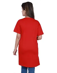 BG Women Long T-Shirt (Rajsthani,Red)-thumb4