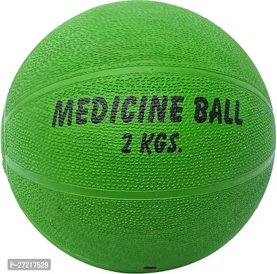 Professional Medicine Ball For ABS Core Strength Training Green 2 Kgs-thumb0