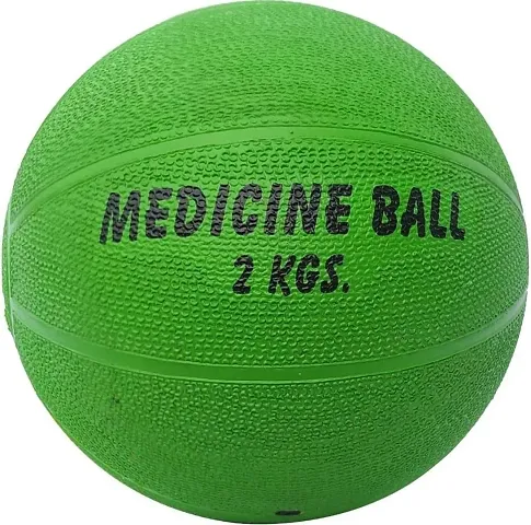 Professional Medicine Ball For ABS Core Strength Training Green 2 Kgs