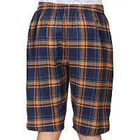 GLOWBODY Men Long Bermuda Shorts Outdoor Shorts (L, Long Bermuda Check Bright)-thumb4