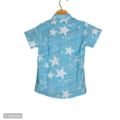 Stylish Multicoloured Cotton Printed Shirt For Boys-thumb2