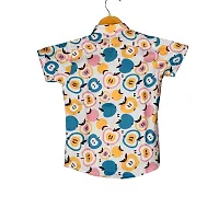 Stylish Multicoloured Cotton Printed Shirt For Boys-thumb1