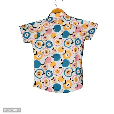 Stylish Multicoloured Cotton Printed Shirt For Boys-thumb2