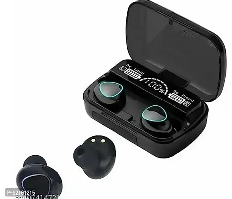 M19 Wireless Earbuds, Bluetooth Headphones,TWS Bluetooth V 5.3, Large Screen, Touch Control, Dual LED Display, 5 Hours continues Playback (Earbuds), 20+ Hours total Playback, 280 Hours Standby Time-thumb3