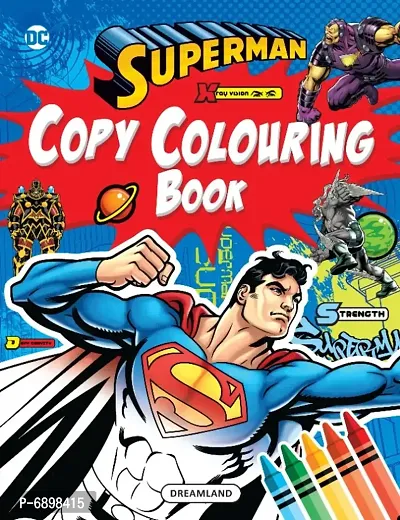 Superman Copy Colouring Book-thumb0