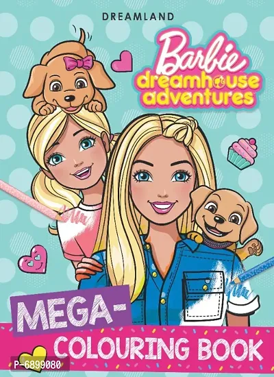 Barbie Dreamhouse Adventures - Mega Colouring Book-thumb0
