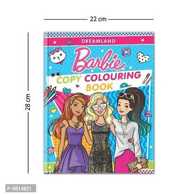 Barbie Copy Colouring Books Pack (A Pack of 6 Books) : Drawing, Painting  Colouring Children Book-thumb3