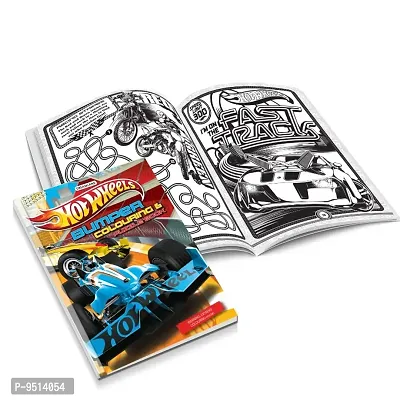 Hot Wheels Colouring and Activity Boos Pack ( A Pack of 4 Books) : Drawing, Painting  Colouring Children Book-thumb3