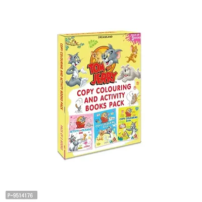 Tom and Jerry Copy Colouring and Activity Books Pack ( A Pack of 3 Books) : Drawing, Painting  Colouring Children Book